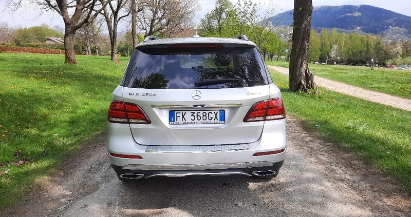 Mercedes-Benz GLE cena 149900 przebieg: 88000, rok produkcji 2017 z Aleksandrów Łódzki małe 232